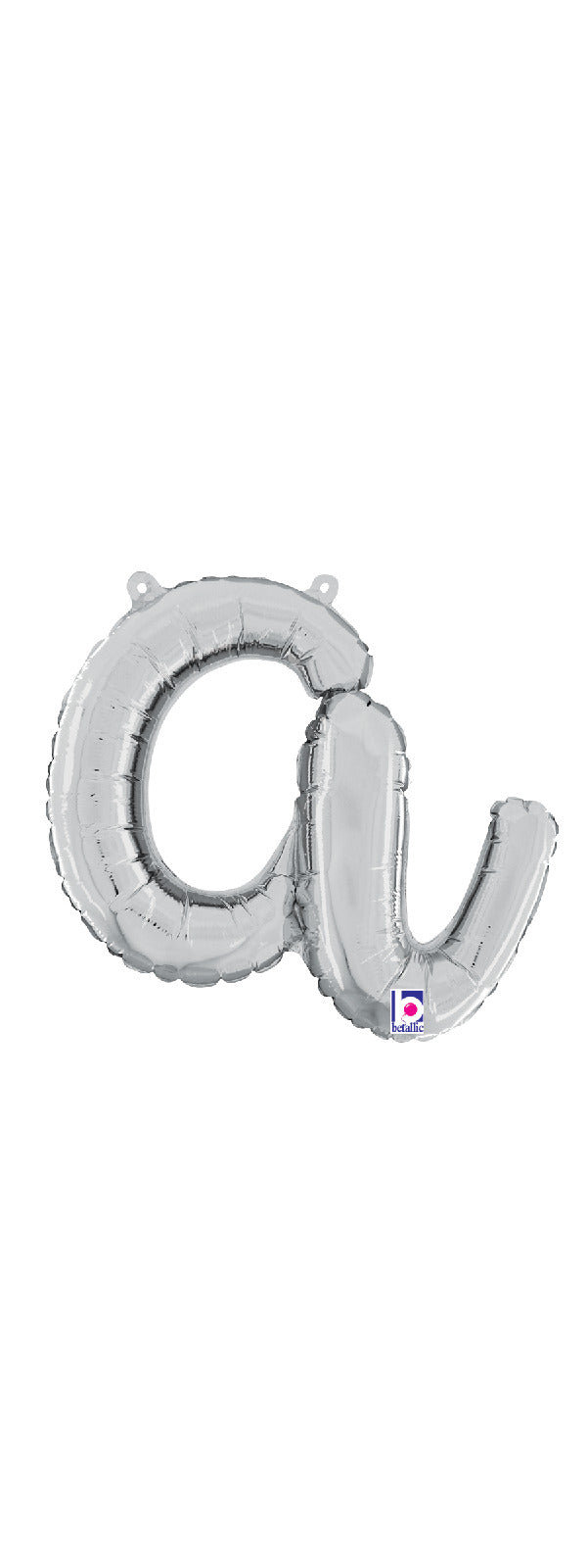 Script Letter "a" Silver