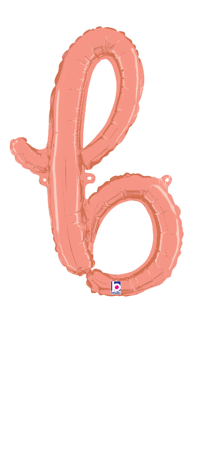 Script Letter "b" Rose Gold