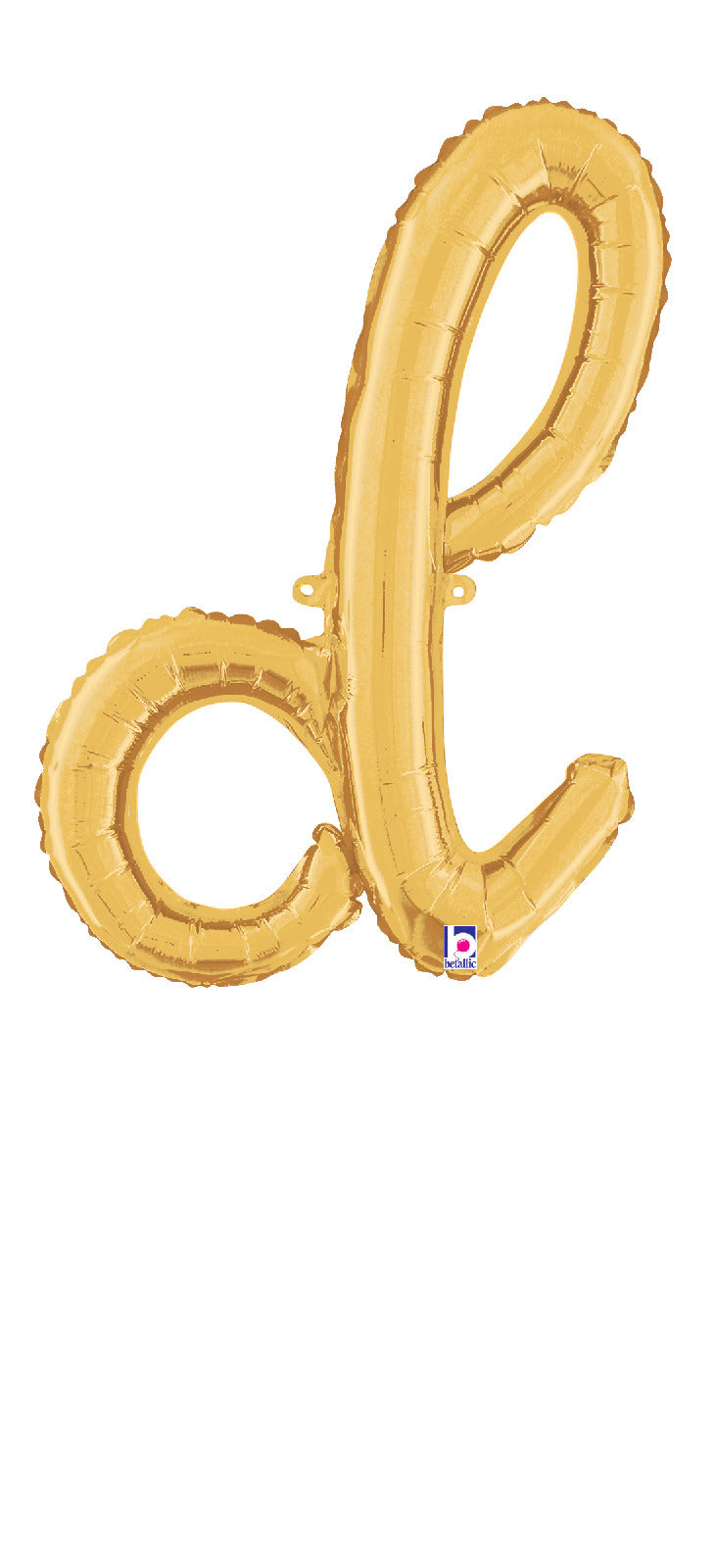 Script Letter "d" Gold