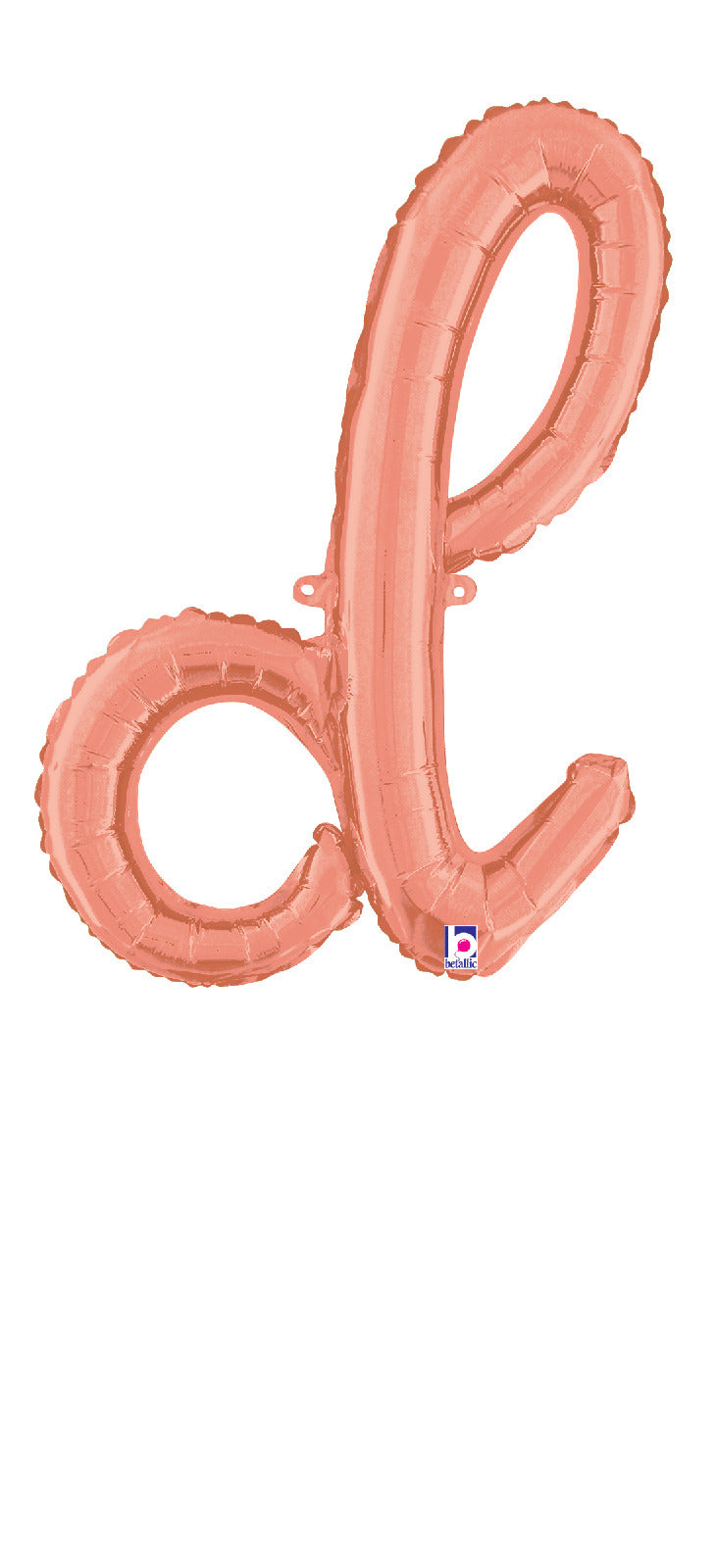 Script Letter "d" Rose Gold