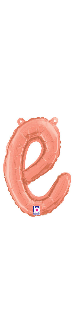 Script Letter "e" Rose Gold