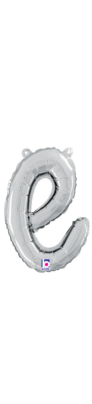 Script Letter "e" Silver