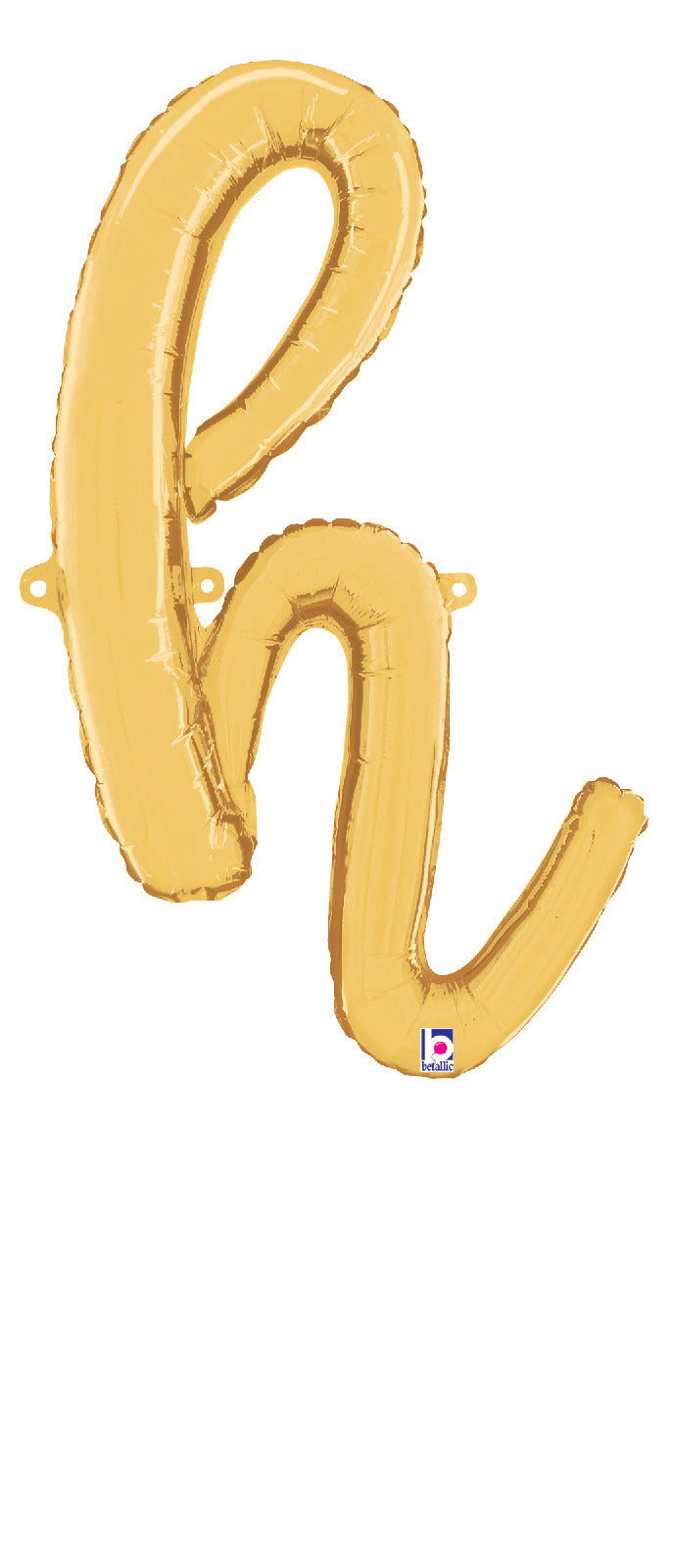 Script Letter "h" Gold