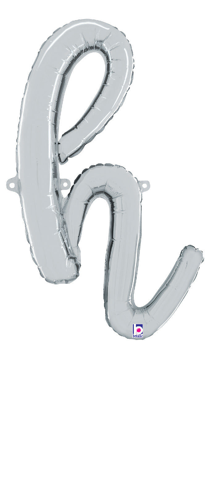 Script Letter "h" Silver