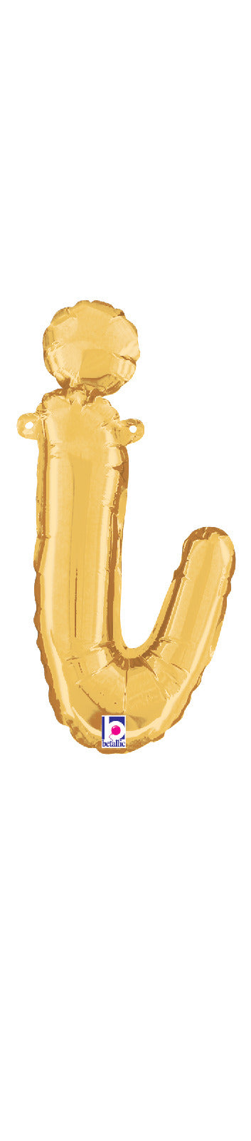Script Letter "i" Gold