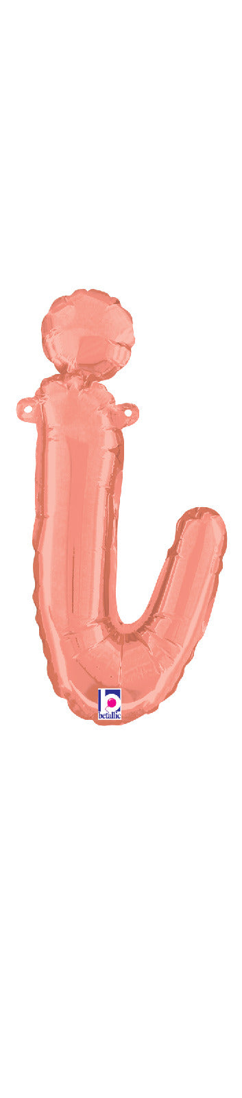 Script Letter "i" Rose Gold