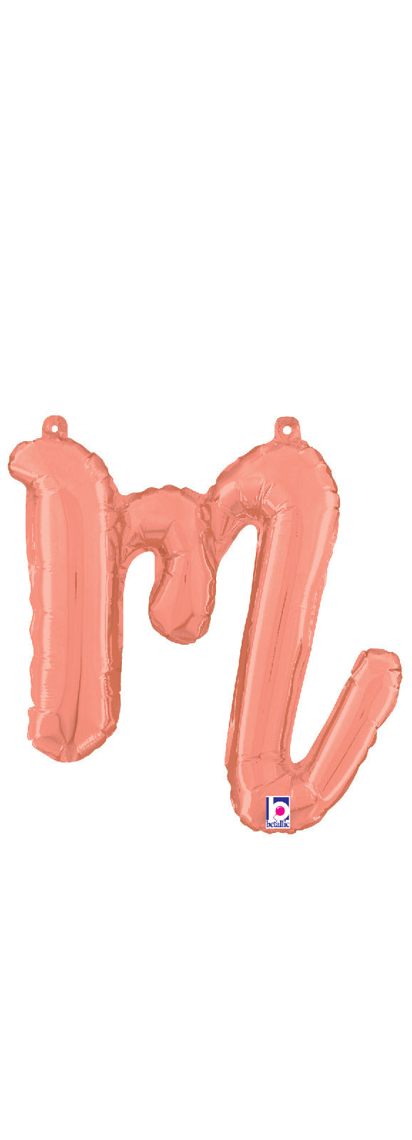 Script Letter "m" Rose Gold