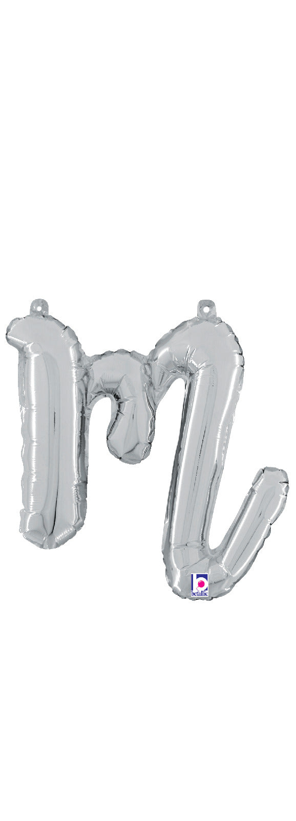 Script Letter "m" Silver
