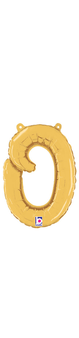 Script Letter "o" Gold