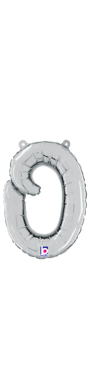 Script Letter "o" Silver