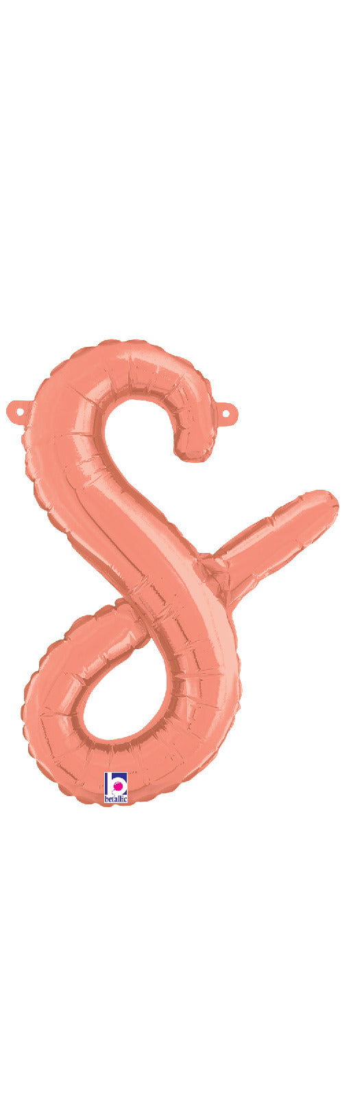 Script Letter "s" Rose Gold