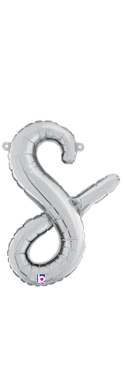 Script Letter "s" Silver