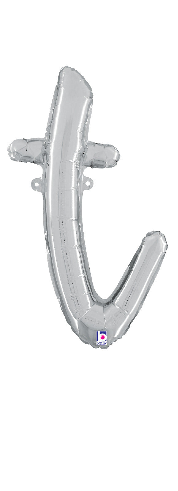 Script Letter "t" Silver