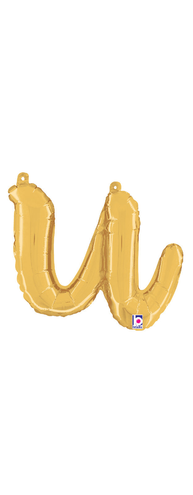 Script Letter "u" Gold