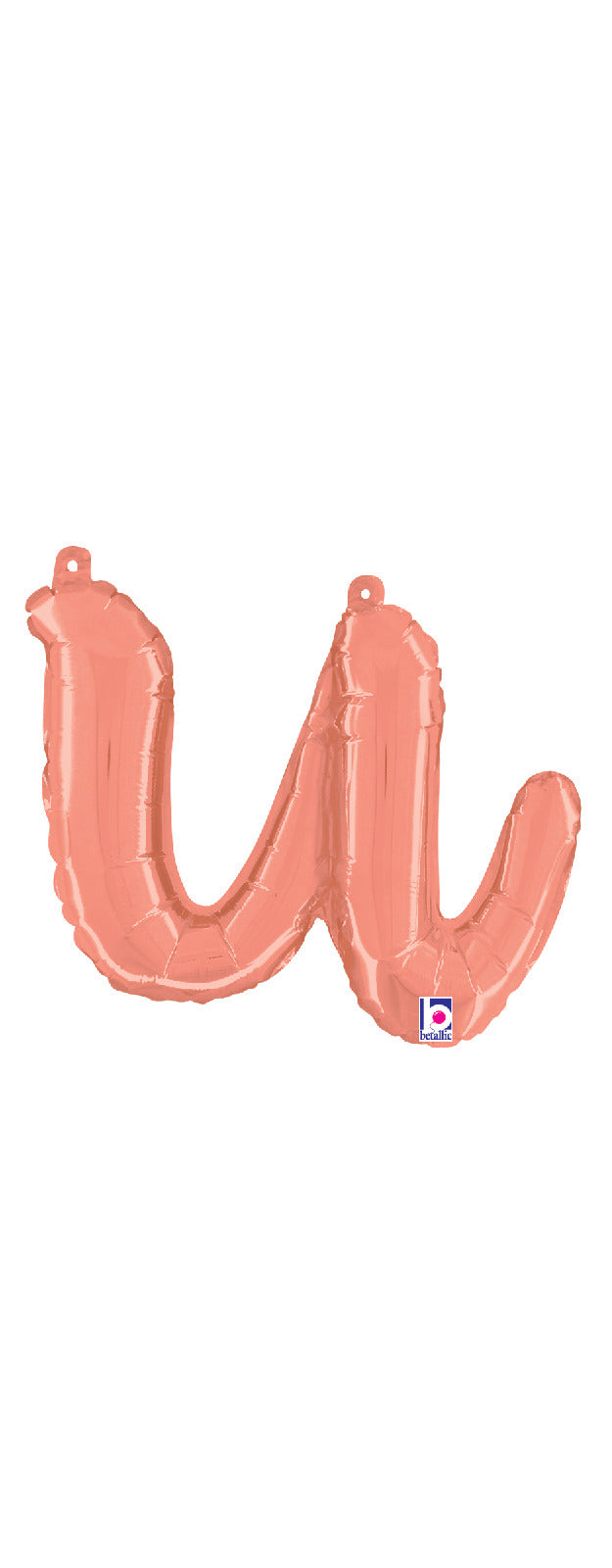 Script Letter "u" Rose Gold