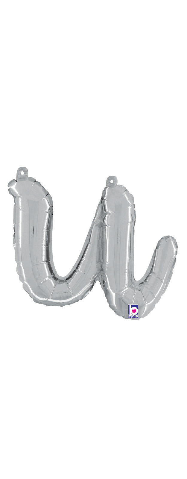 Script Letter "u" Silver