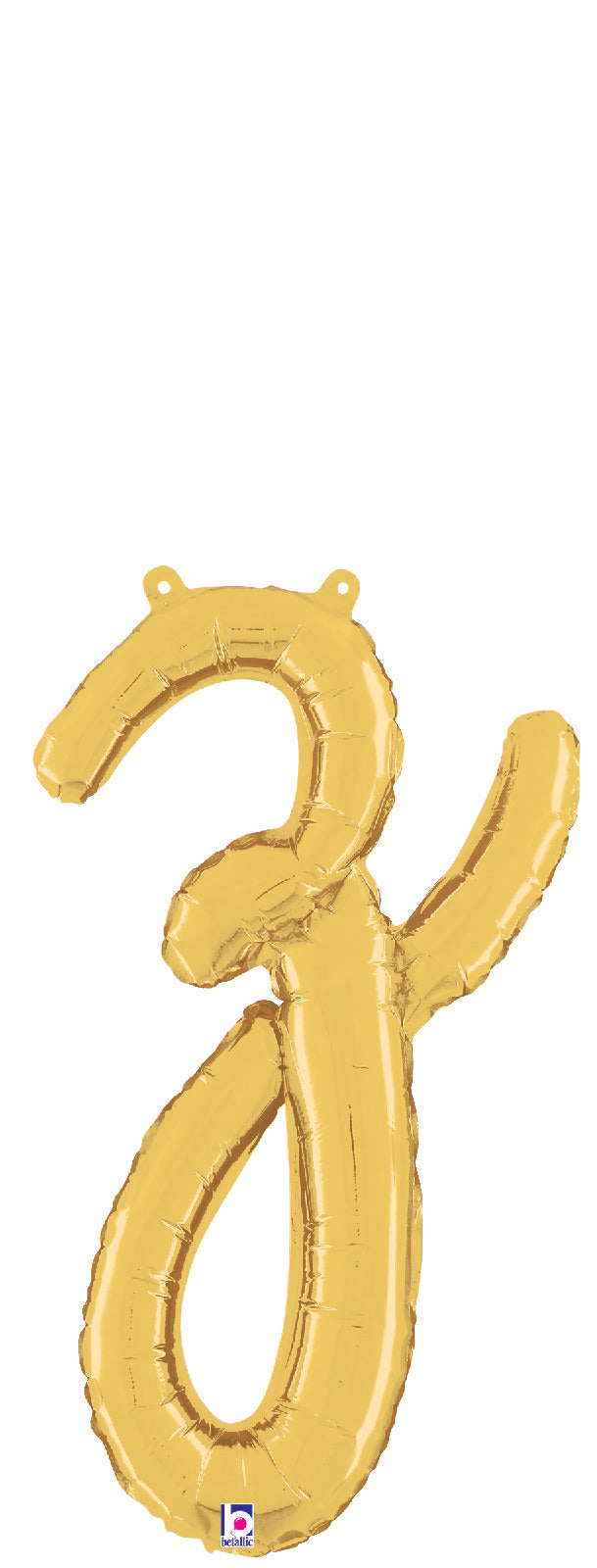 Script Letter "z" Gold