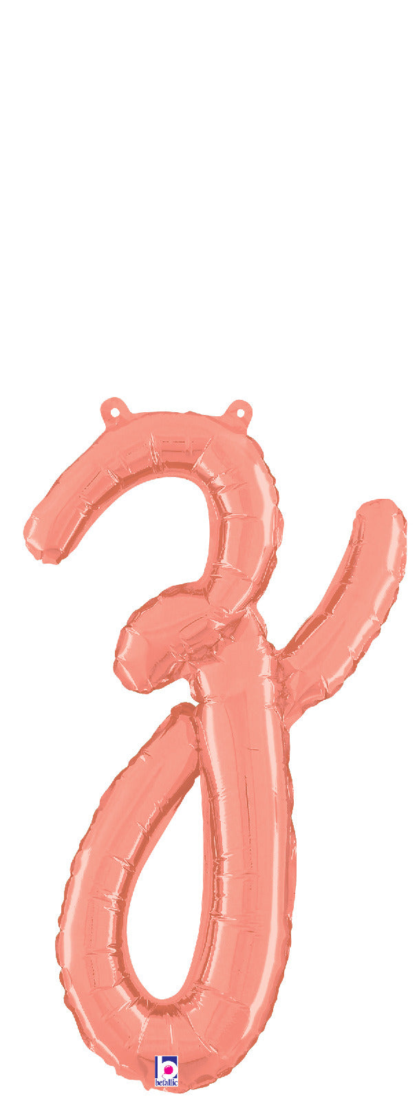 Script Letter "z" Rose Gold