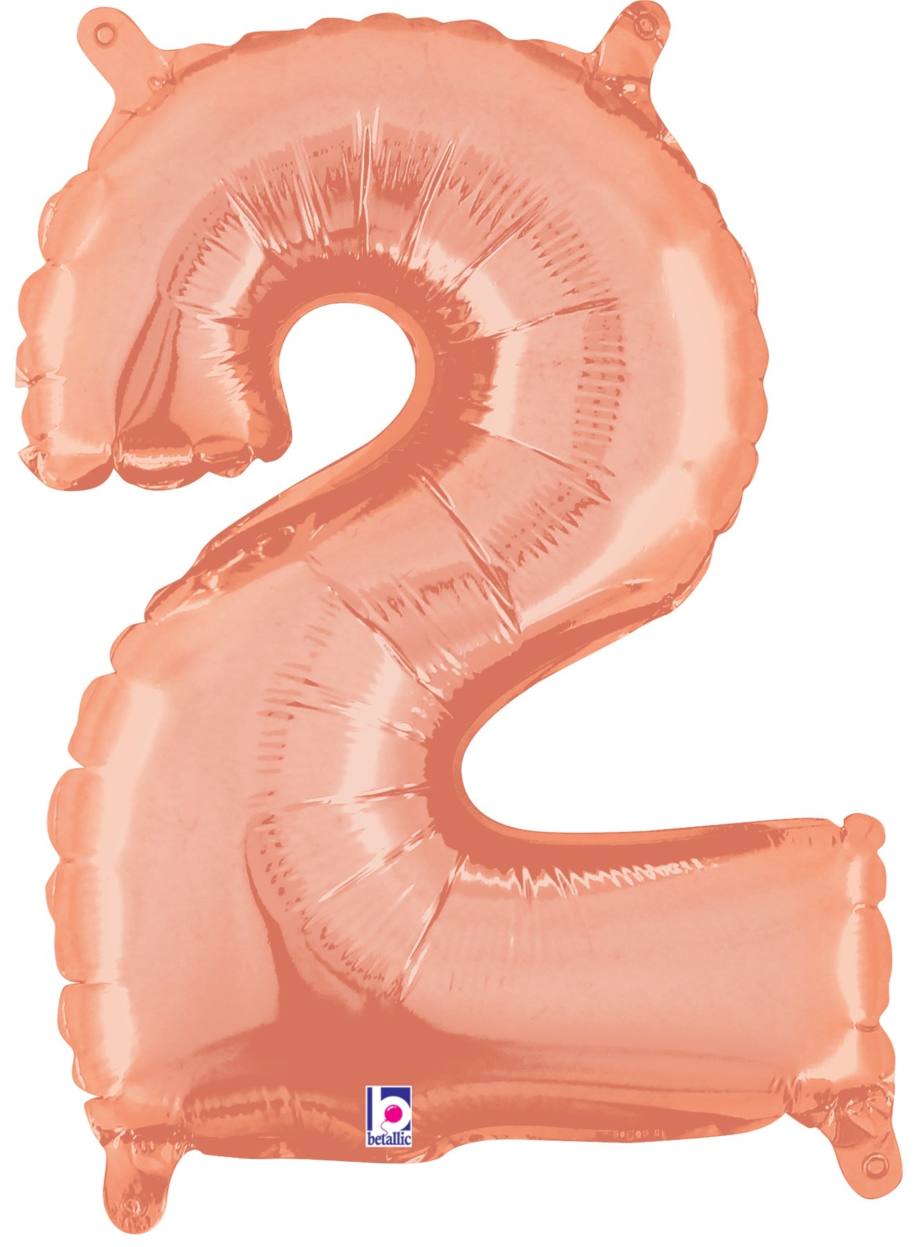 Number 2 Rose Gold