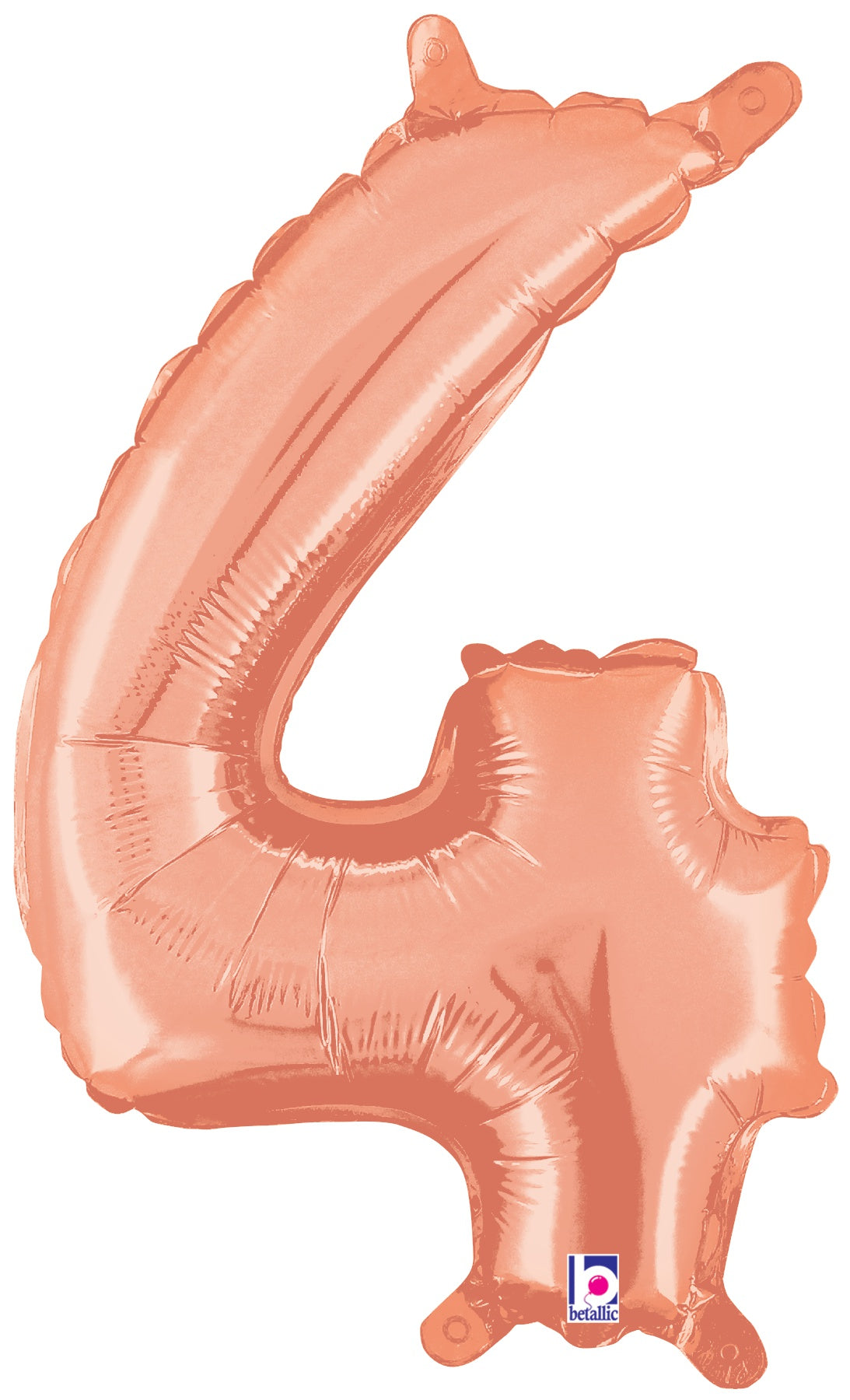 Number 4 Rose Gold