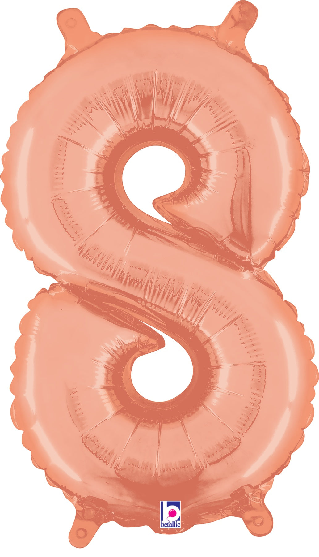 Number 8 Rose Gold
