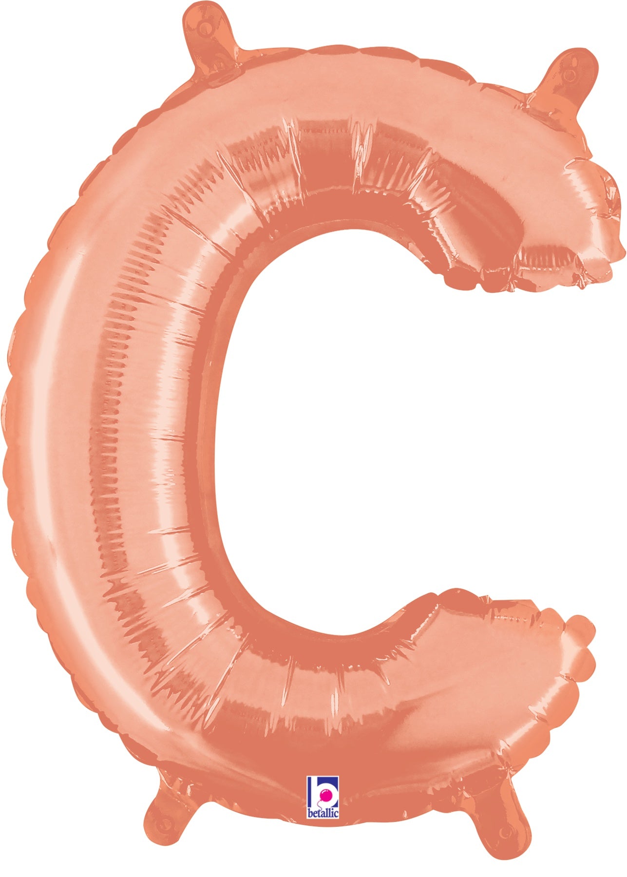 Letter C Rose Gold