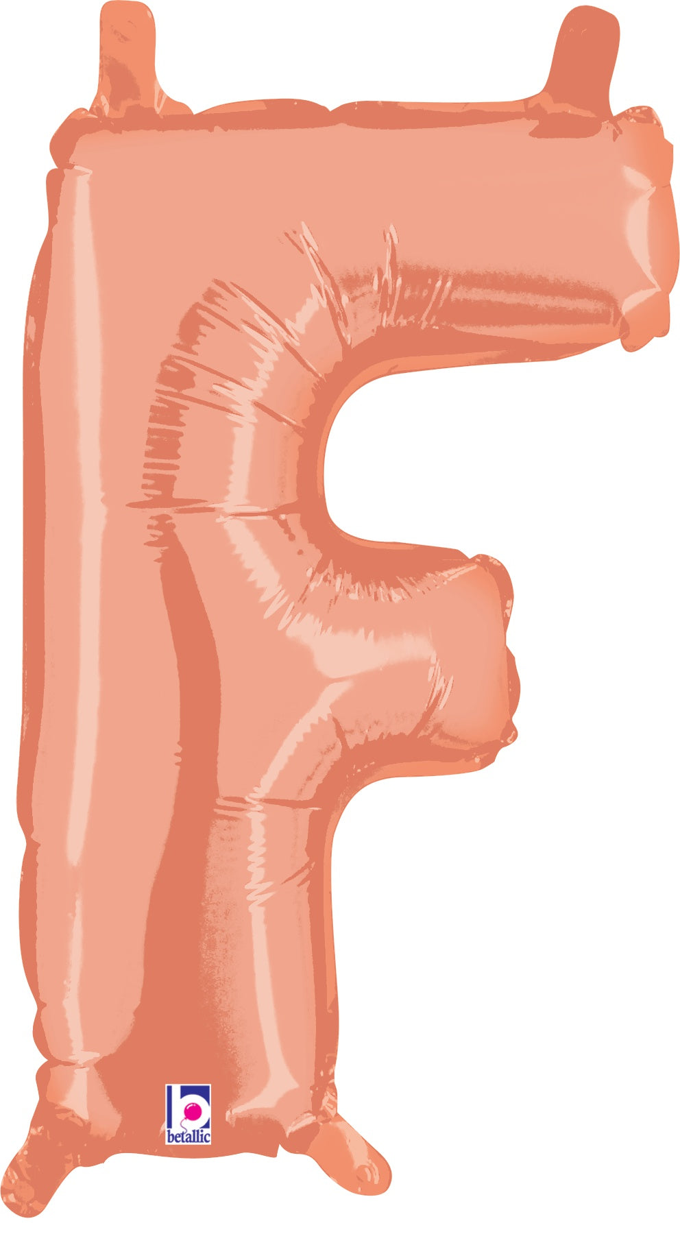 Letter F Rose Gold