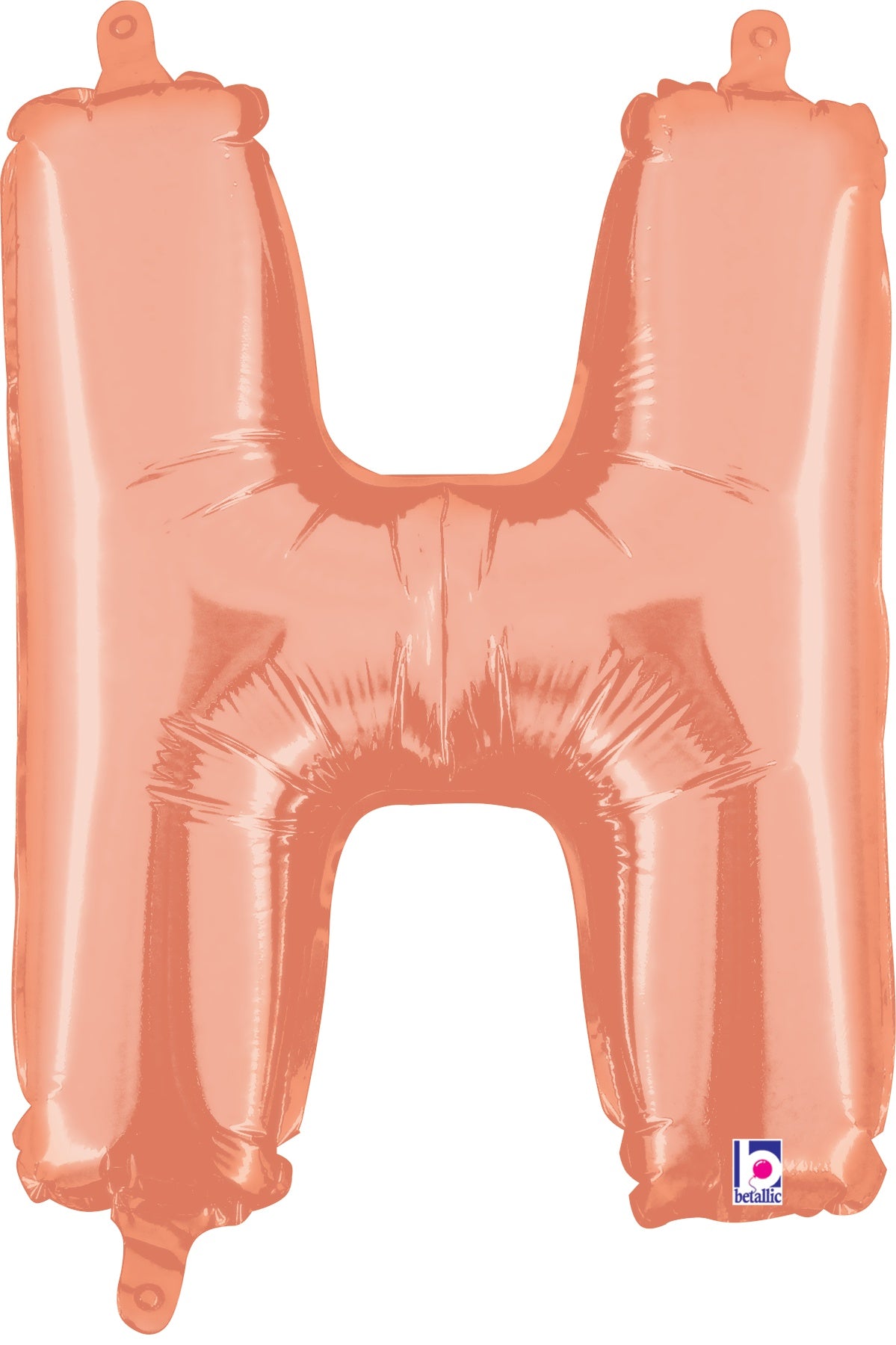Letter H Rose Gold