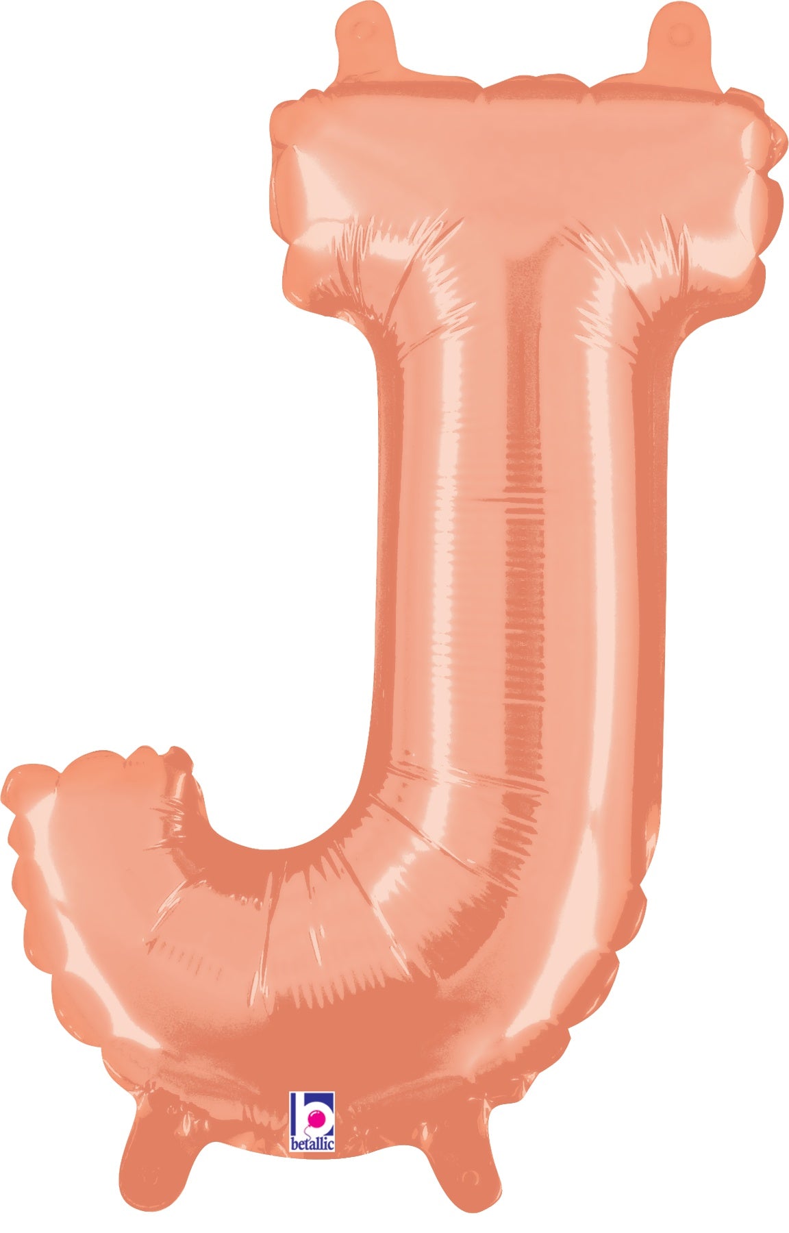Letter J Rose Gold