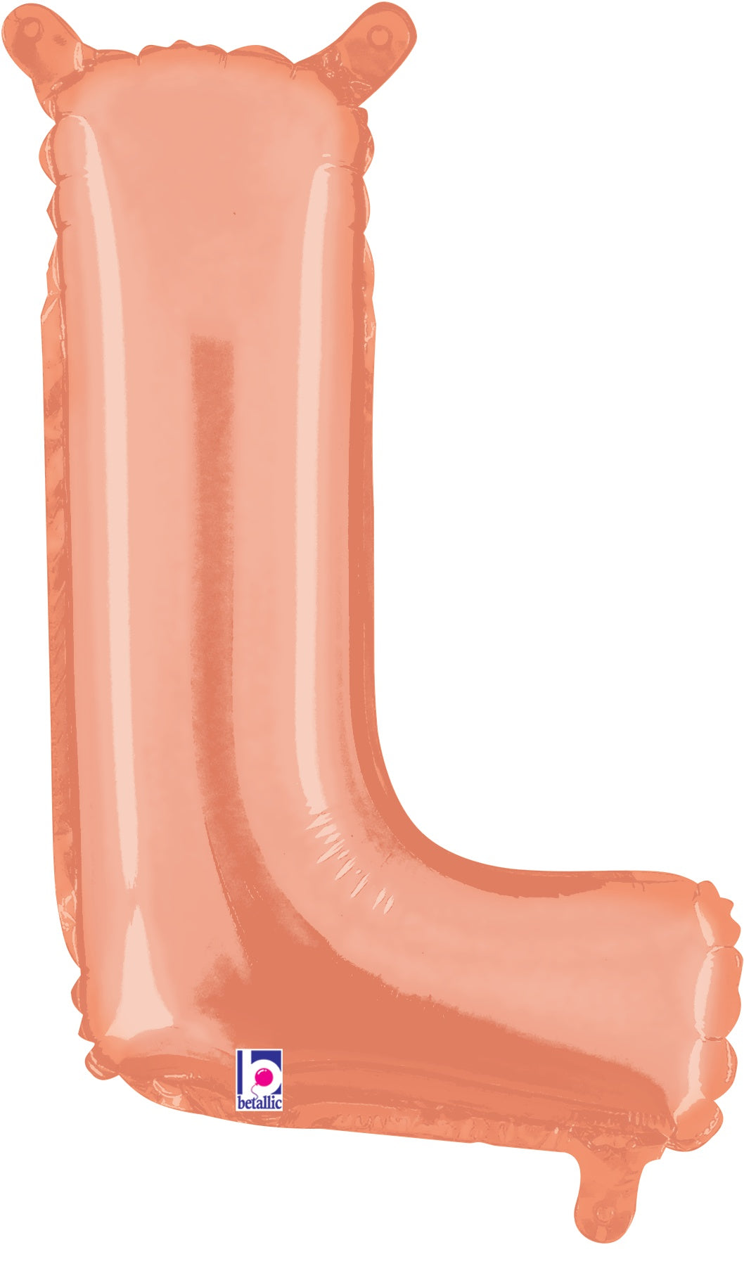 Letter L Rose Gold