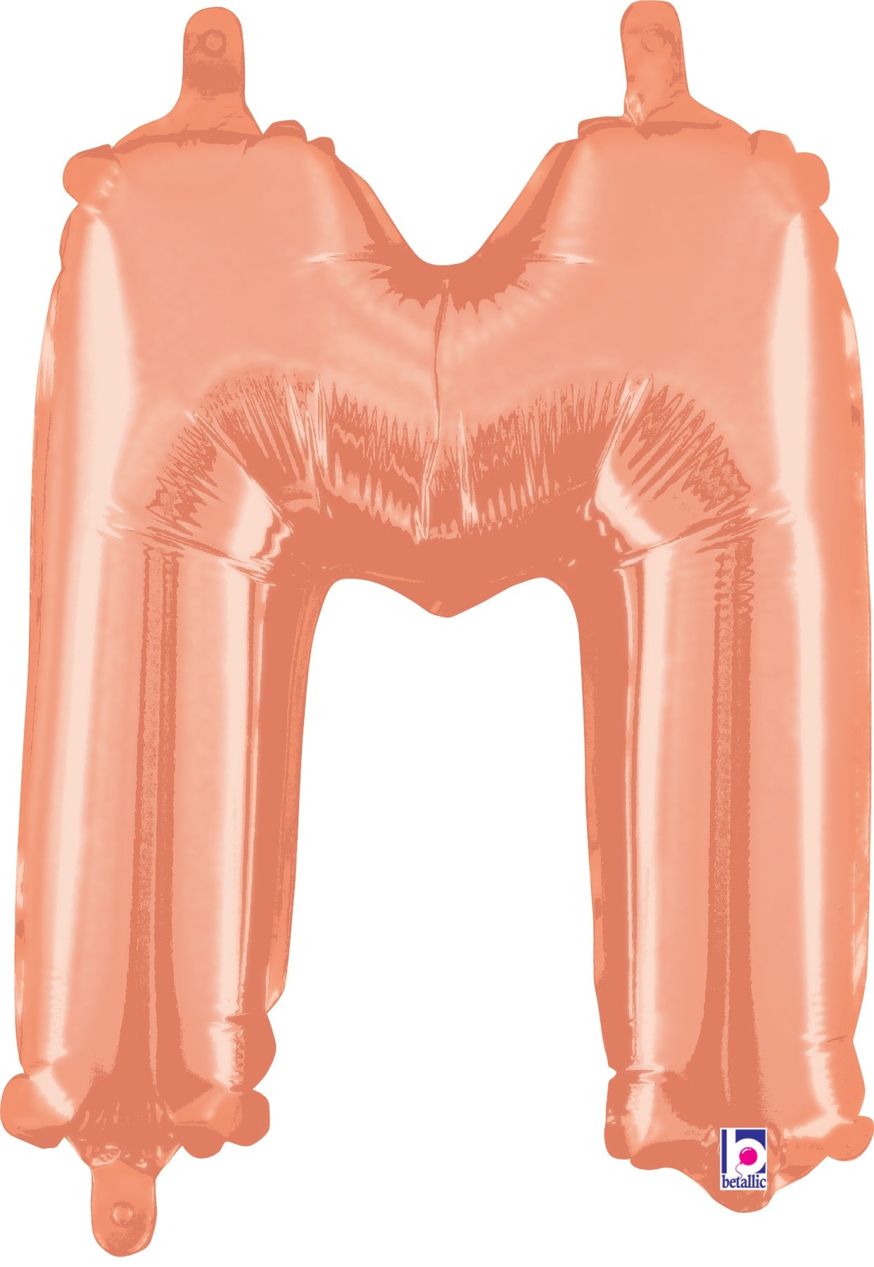 Letter M Rose Gold