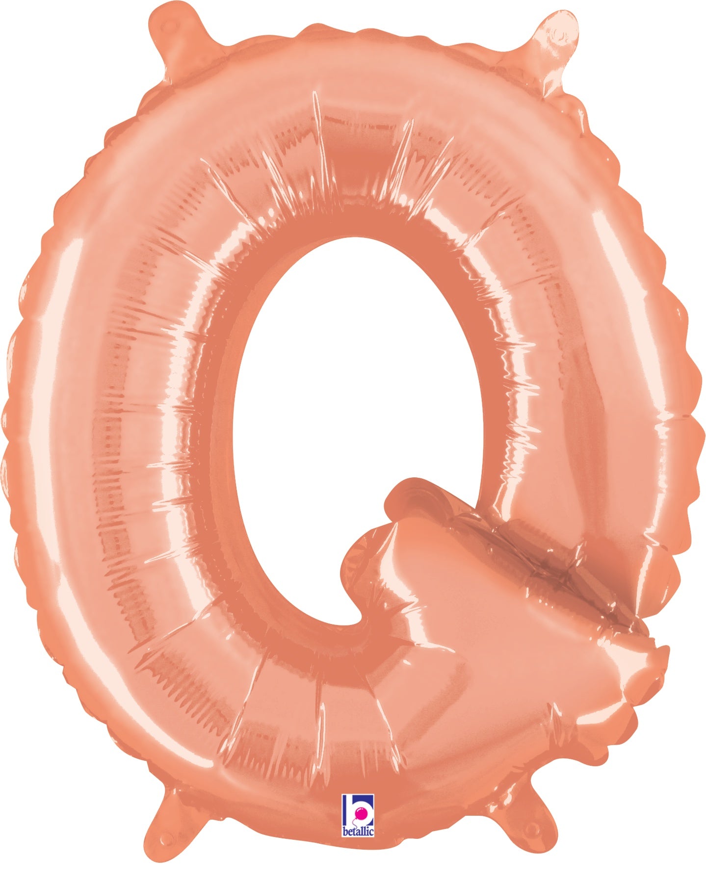 Letter Q Rose Gold