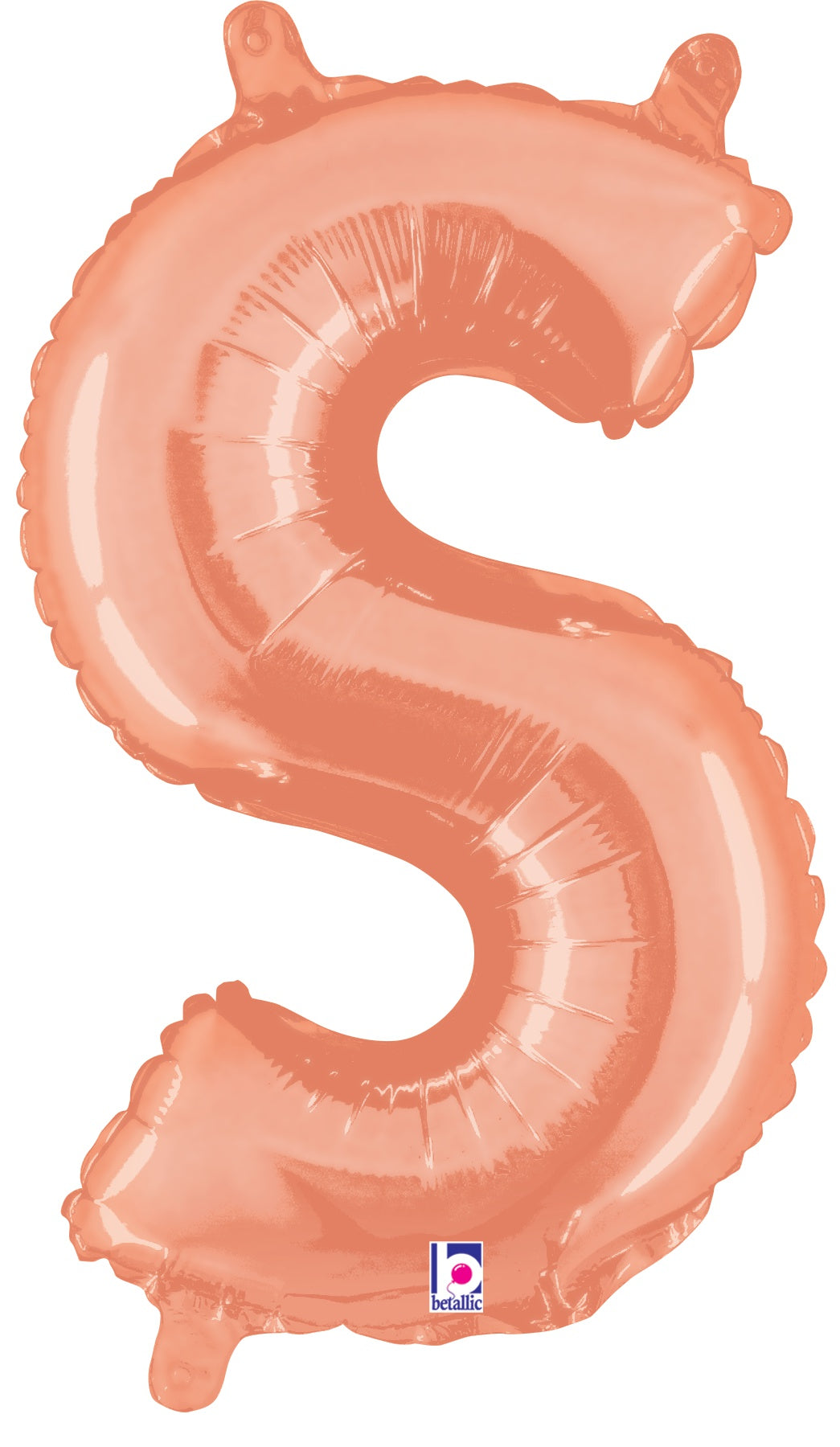 Letter S Rose Gold