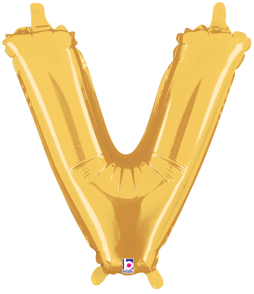 Letter V Gold
