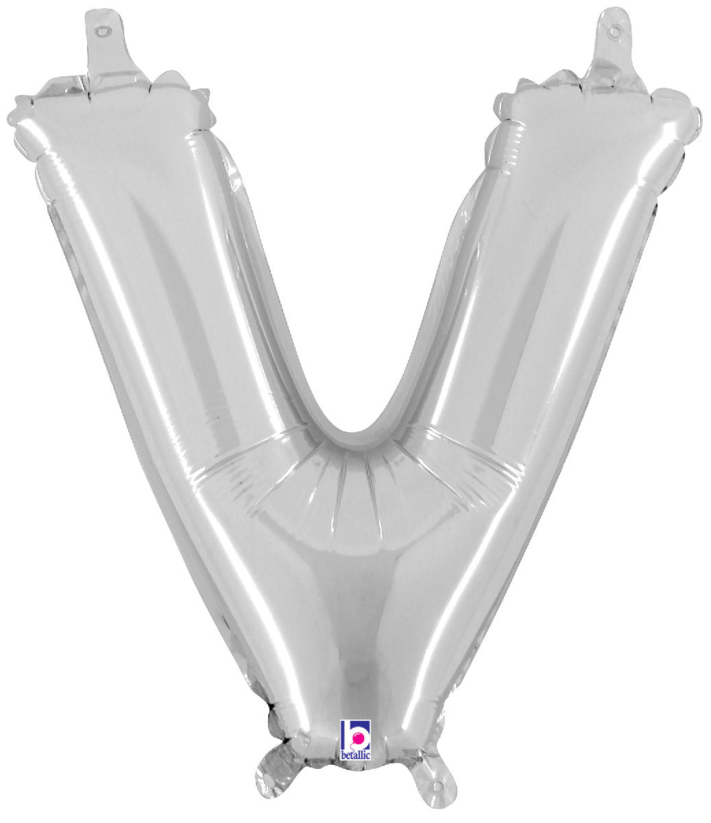 Letter V Silver