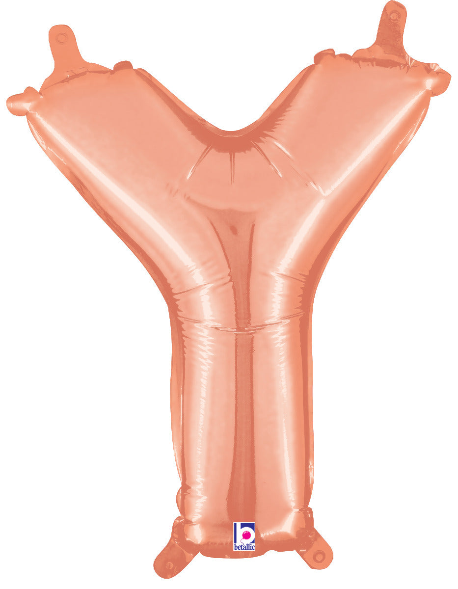 Letter Y Rose Gold