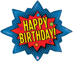 Superhero Birthday Burst