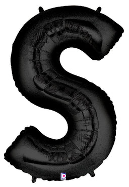 Letter S Black