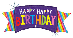 Rainbow Banner Birthday