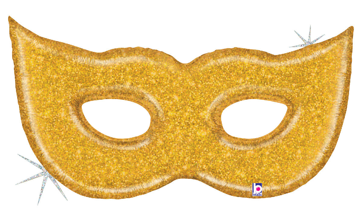 Gold Glitter Mask