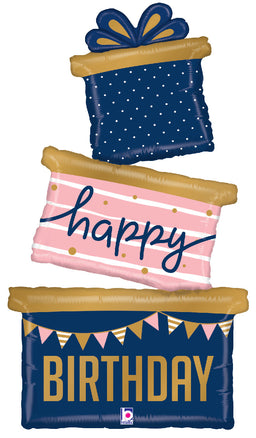 Navy Birthday Gift Trio