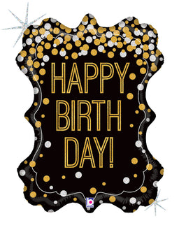 Metallic Birthday Frame