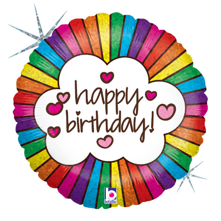 Retro Rainbow Birthday