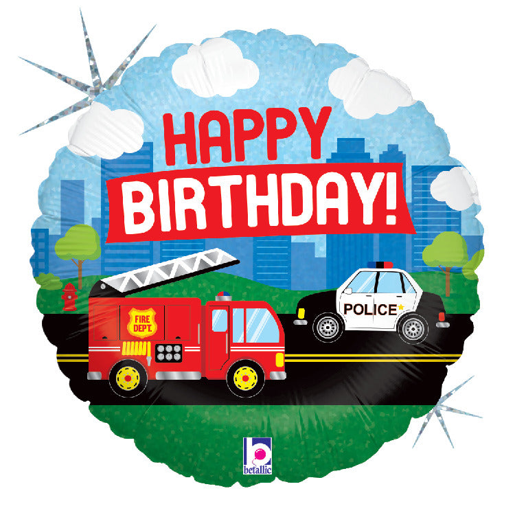 Emergency Vehicle Birthday