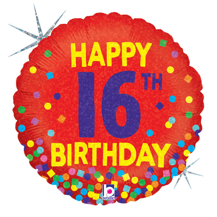 16th Birthday Confetti