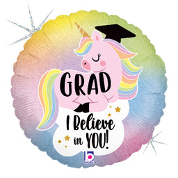 Glitter Pastel Unicorn Grad