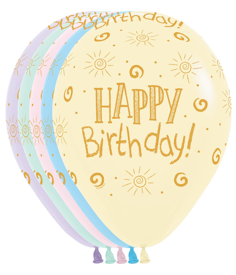 Pastel Gold Birthday