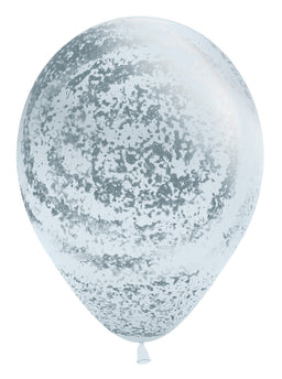Silver Graffiti - Fashion White