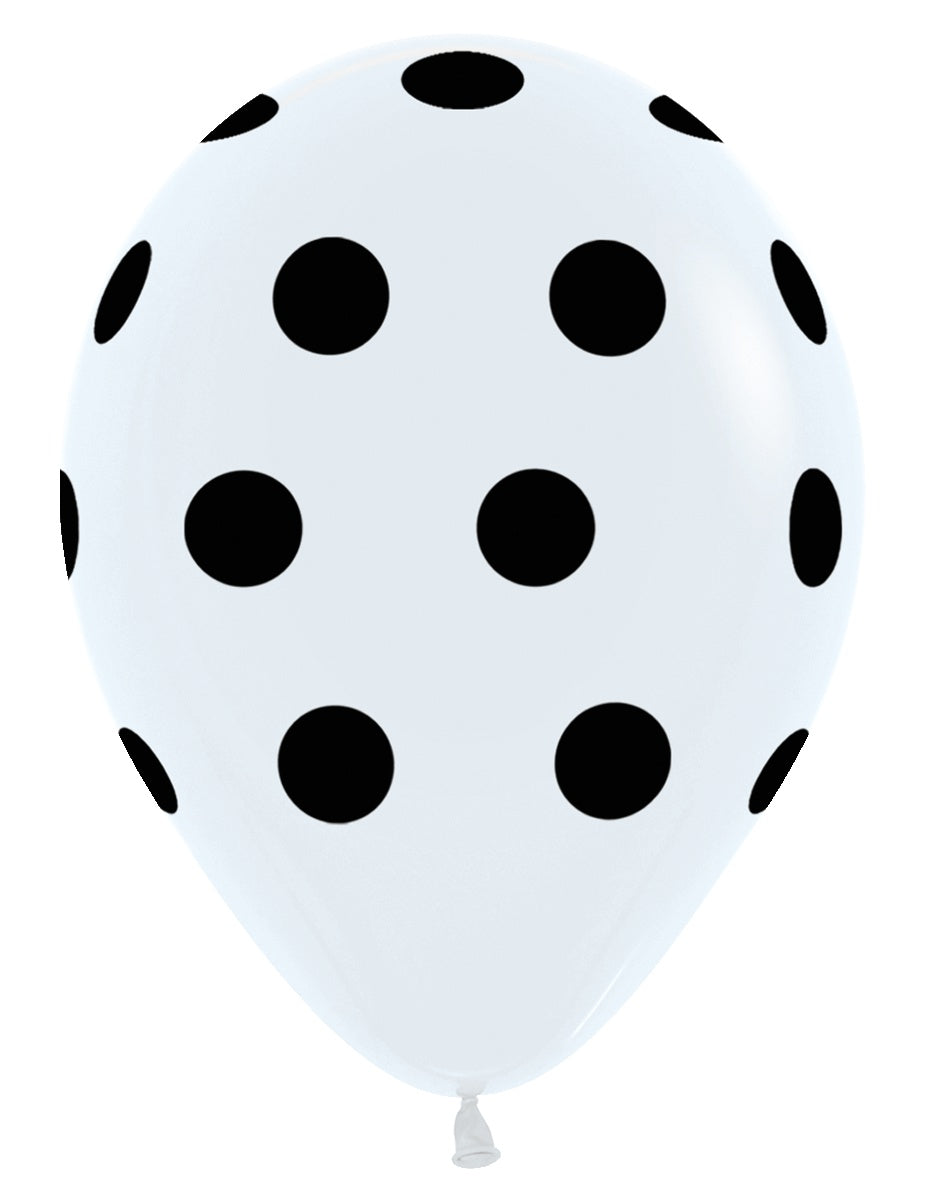 Polka Dots Black