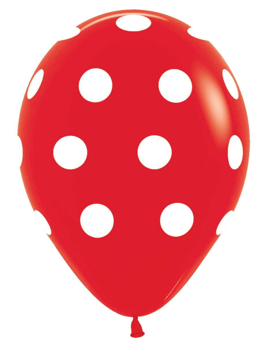 Polka Dots Fashion Red